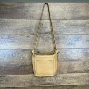 Coach 9816 Vtg Legacy Tan Leather Slim Crossbody Bag/Purse 9816